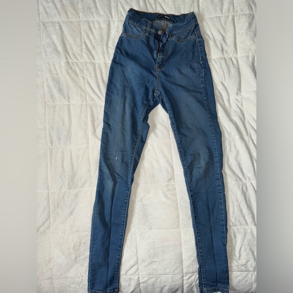 FASHION NOVA skinny jeans, blue, size 0 - Picture 3 of 5
